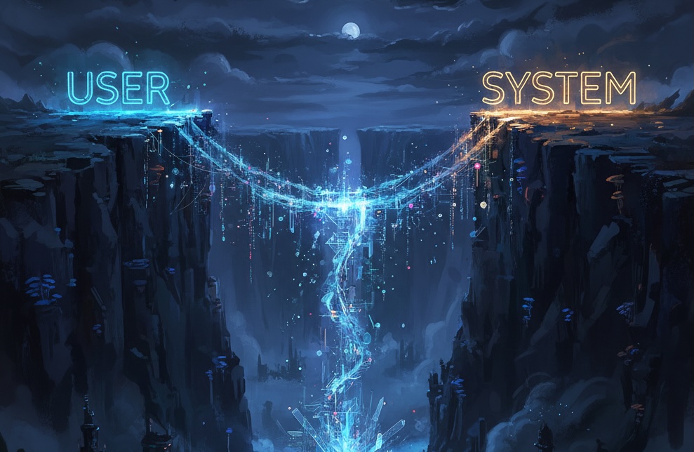 bridging the gap between user and system